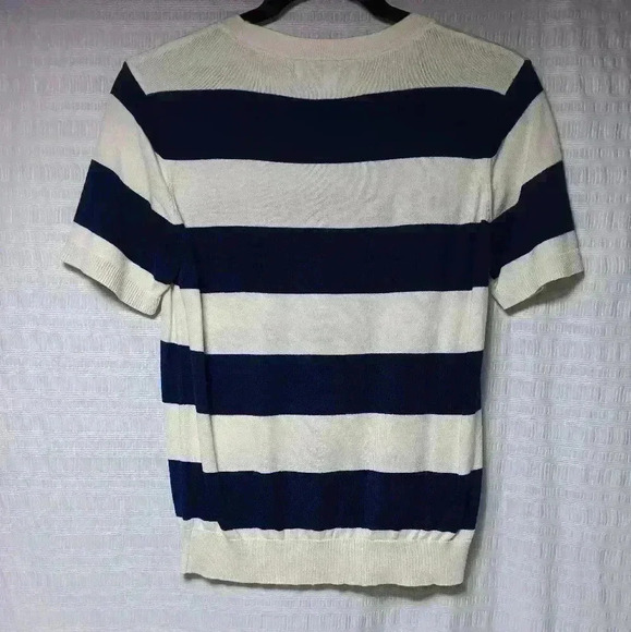 MAGASCHONI Shortsleeve Cotton/Modal knit shirt.  Ladies M - Picture 3 of 8